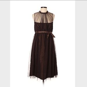 VERA WANG - Chocolate Sheath Dress